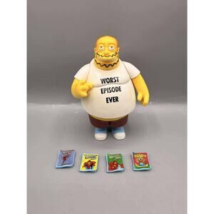 Simpsons World of Springfield Series 15 Comic Book Guy Figure Playmates 2003